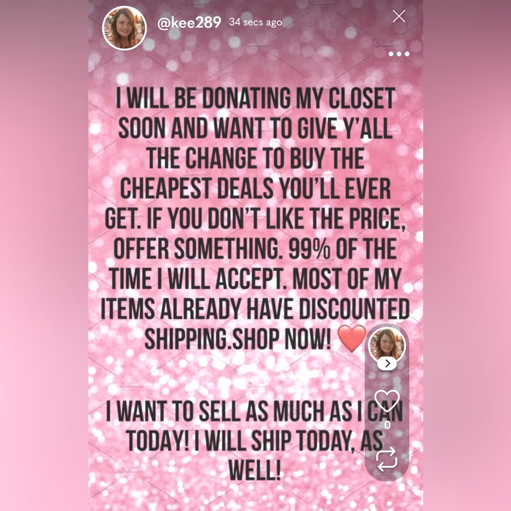 ESSENTIALLY FREE CLOTHES. NO JOKE. ASAP MUST GO NOW!